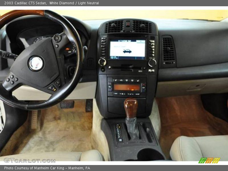 White Diamond / Light Neutral 2003 Cadillac CTS Sedan