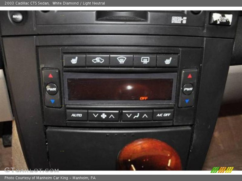 White Diamond / Light Neutral 2003 Cadillac CTS Sedan