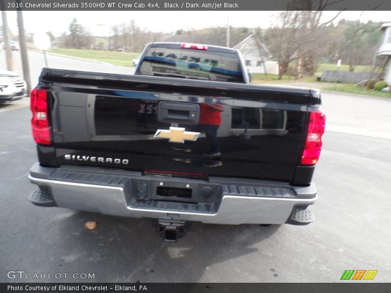 Black / Dark Ash/Jet Black 2016 Chevrolet Silverado 3500HD WT Crew Cab 4x4