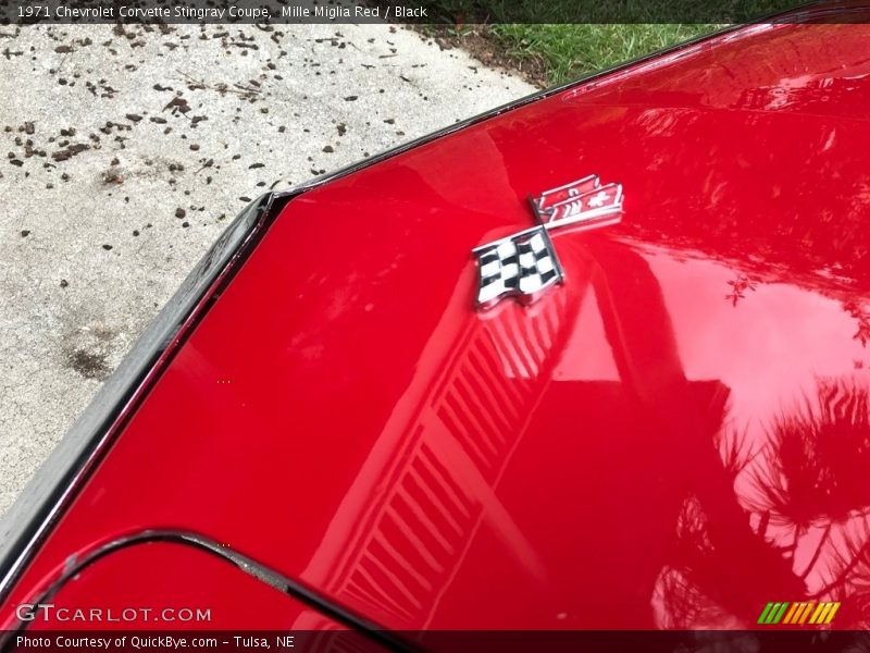 Mille Miglia Red / Black 1971 Chevrolet Corvette Stingray Coupe
