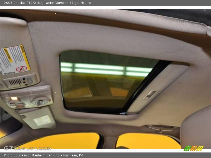 White Diamond / Light Neutral 2003 Cadillac CTS Sedan