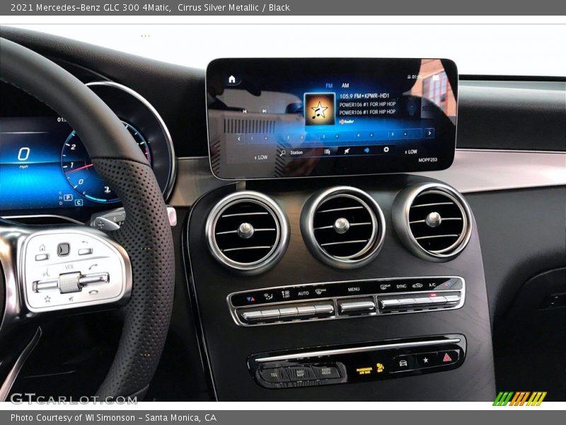 Controls of 2021 GLC 300 4Matic