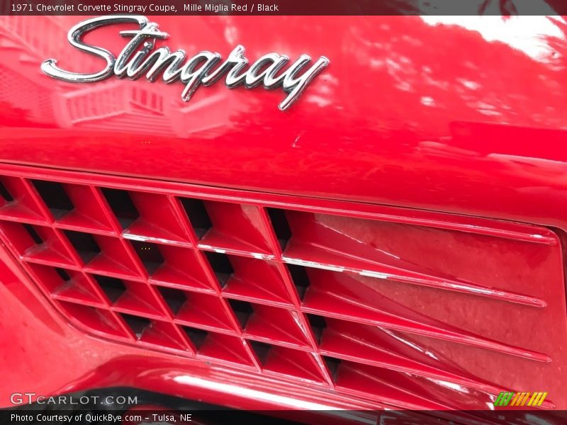 Mille Miglia Red / Black 1971 Chevrolet Corvette Stingray Coupe