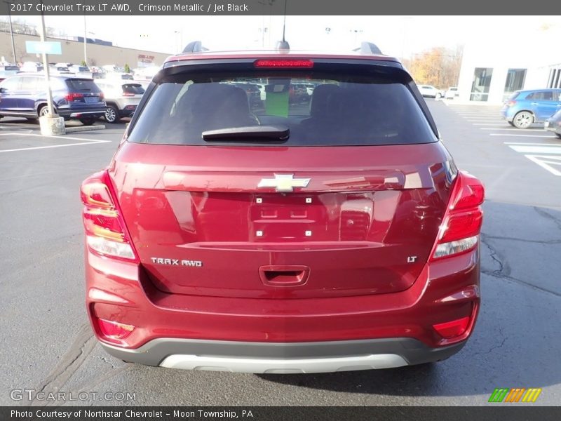 Crimson Metallic / Jet Black 2017 Chevrolet Trax LT AWD