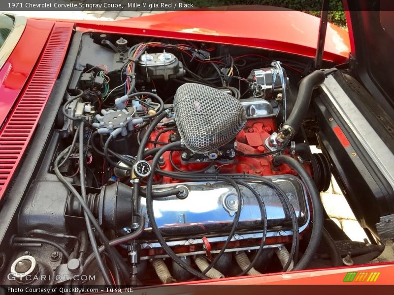 Mille Miglia Red / Black 1971 Chevrolet Corvette Stingray Coupe