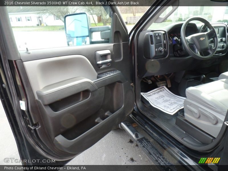 Black / Dark Ash/Jet Black 2016 Chevrolet Silverado 3500HD WT Crew Cab 4x4