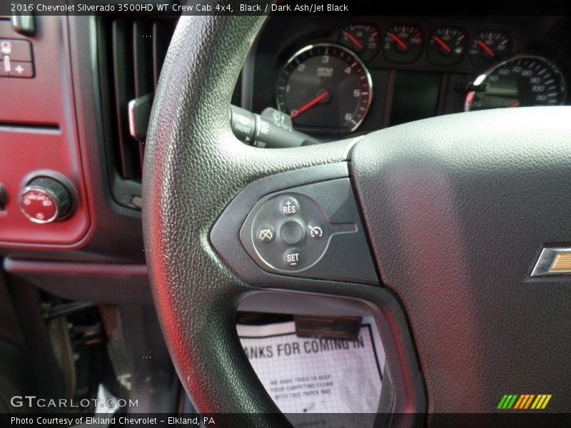  2016 Silverado 3500HD WT Crew Cab 4x4 Steering Wheel