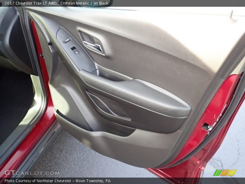 Crimson Metallic / Jet Black 2017 Chevrolet Trax LT AWD