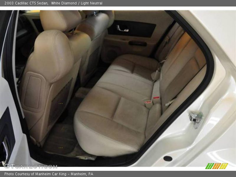 White Diamond / Light Neutral 2003 Cadillac CTS Sedan