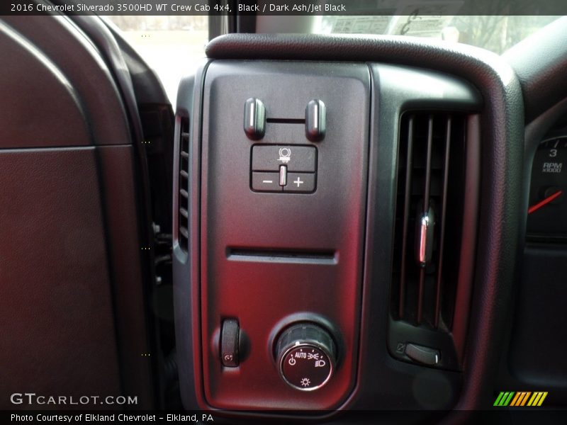 Black / Dark Ash/Jet Black 2016 Chevrolet Silverado 3500HD WT Crew Cab 4x4