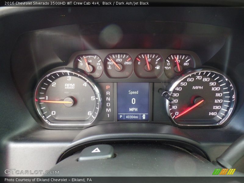  2016 Silverado 3500HD WT Crew Cab 4x4 WT Crew Cab 4x4 Gauges