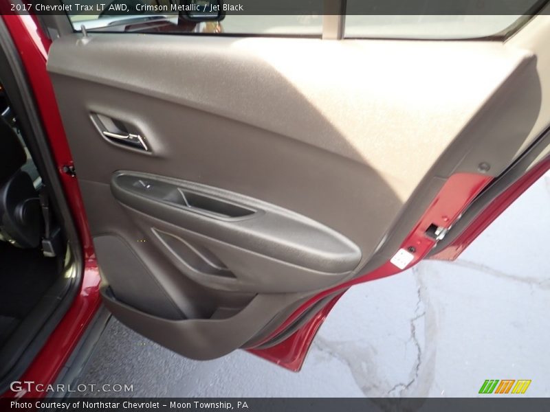 Crimson Metallic / Jet Black 2017 Chevrolet Trax LT AWD