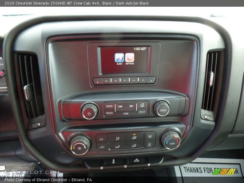 Black / Dark Ash/Jet Black 2016 Chevrolet Silverado 3500HD WT Crew Cab 4x4