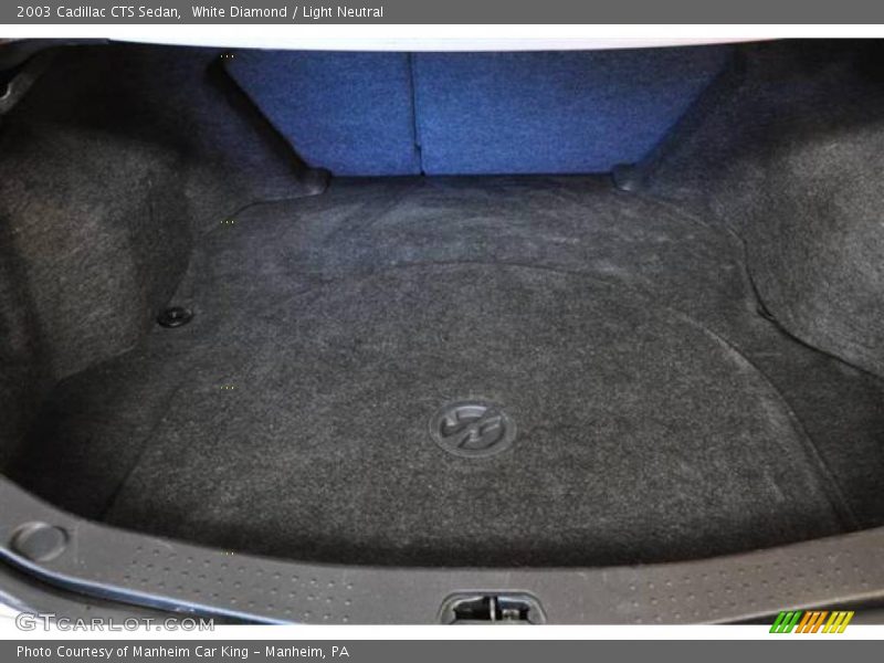 White Diamond / Light Neutral 2003 Cadillac CTS Sedan
