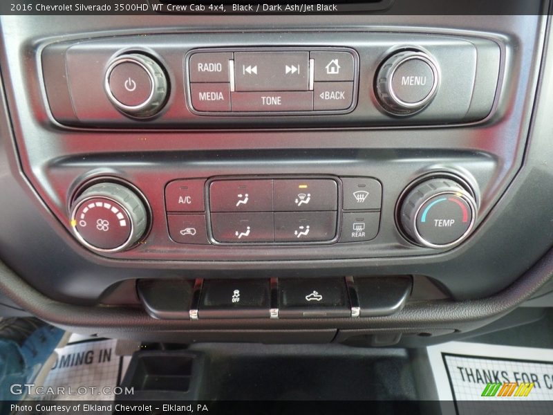 Controls of 2016 Silverado 3500HD WT Crew Cab 4x4