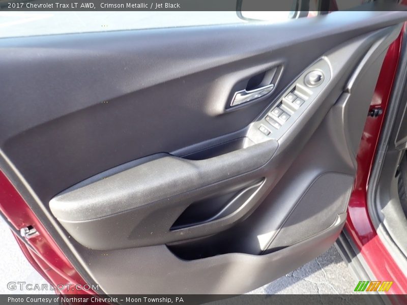 Crimson Metallic / Jet Black 2017 Chevrolet Trax LT AWD
