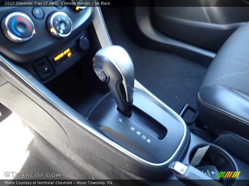 Crimson Metallic / Jet Black 2017 Chevrolet Trax LT AWD