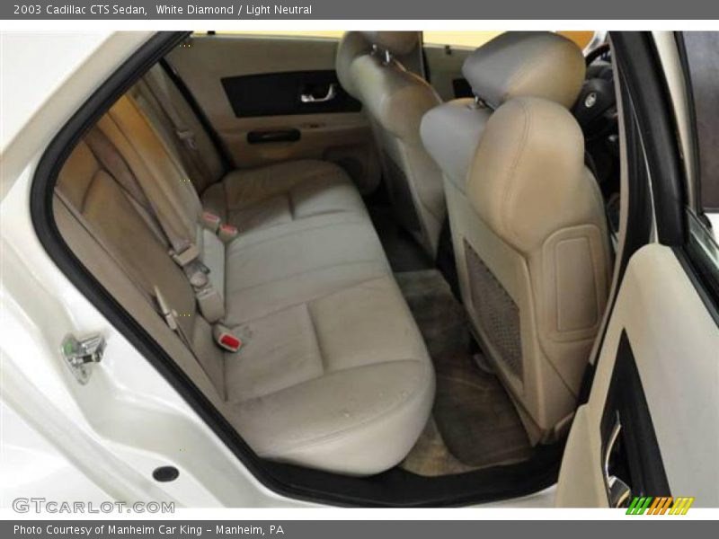 White Diamond / Light Neutral 2003 Cadillac CTS Sedan