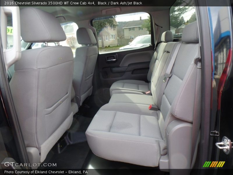 Rear Seat of 2016 Silverado 3500HD WT Crew Cab 4x4
