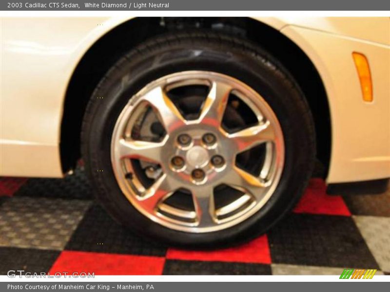 White Diamond / Light Neutral 2003 Cadillac CTS Sedan