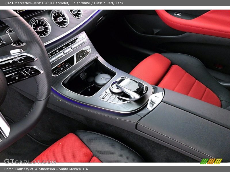 Controls of 2021 E 450 Cabriolet