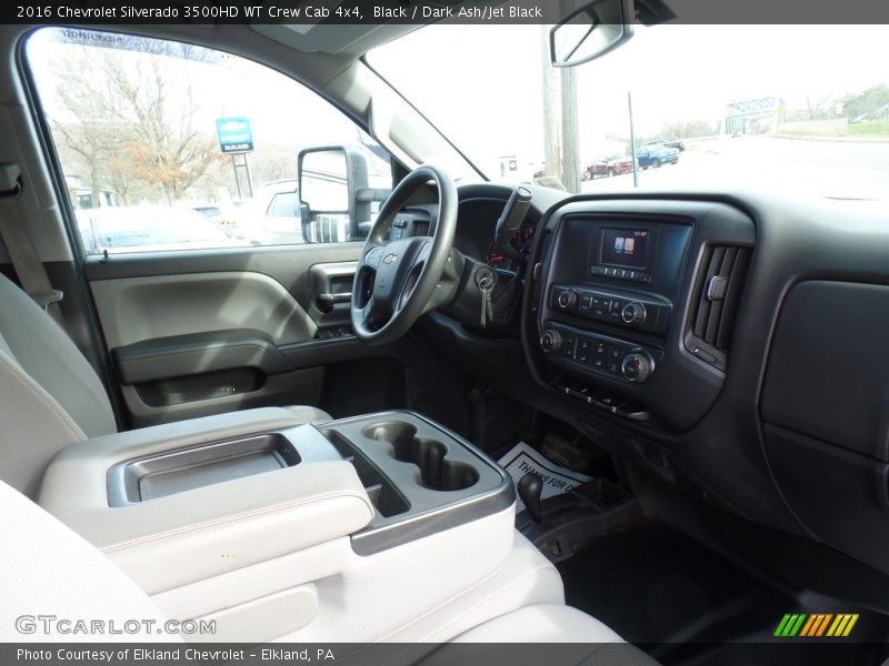 Black / Dark Ash/Jet Black 2016 Chevrolet Silverado 3500HD WT Crew Cab 4x4