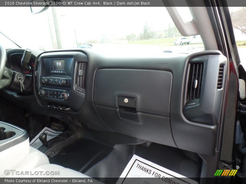 Black / Dark Ash/Jet Black 2016 Chevrolet Silverado 3500HD WT Crew Cab 4x4