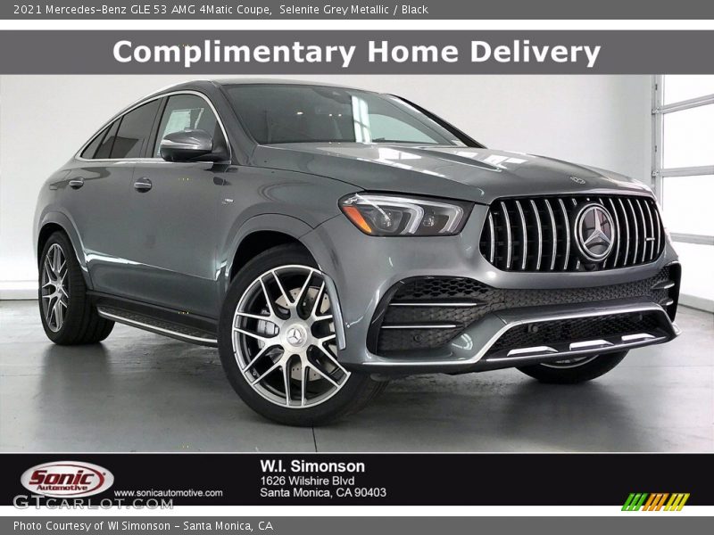 Selenite Grey Metallic / Black 2021 Mercedes-Benz GLE 53 AMG 4Matic Coupe