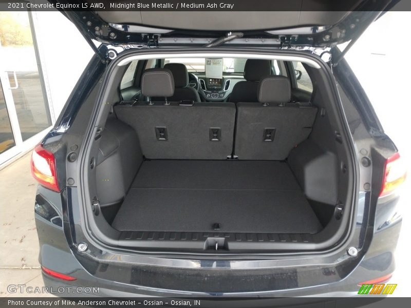 Midnight Blue Metallic / Medium Ash Gray 2021 Chevrolet Equinox LS AWD