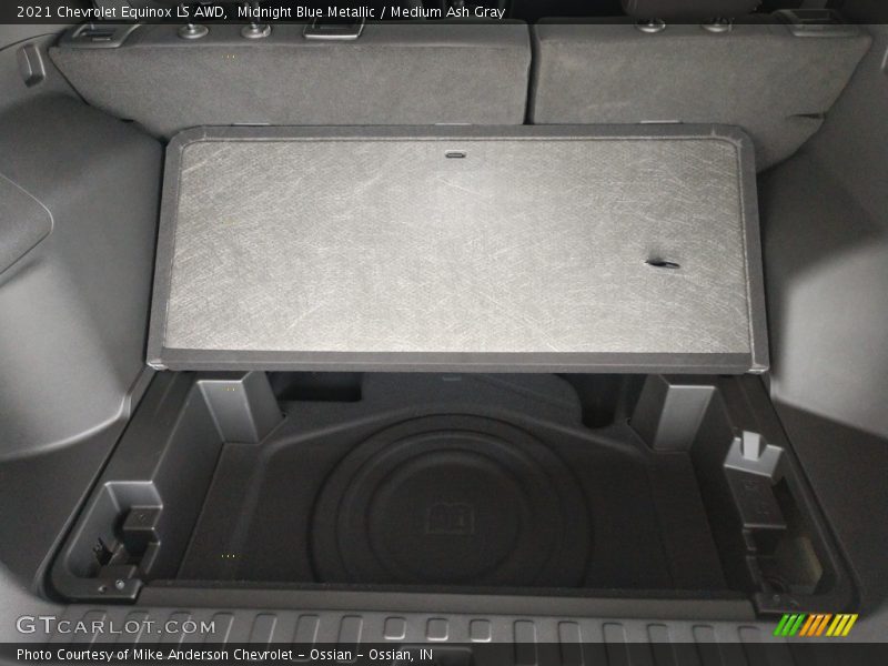 Midnight Blue Metallic / Medium Ash Gray 2021 Chevrolet Equinox LS AWD