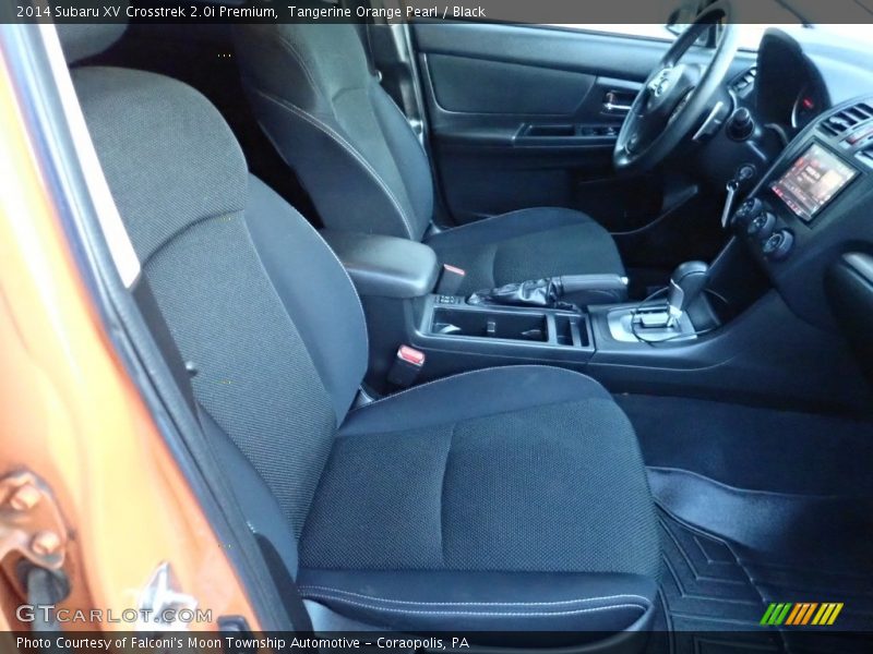 Tangerine Orange Pearl / Black 2014 Subaru XV Crosstrek 2.0i Premium