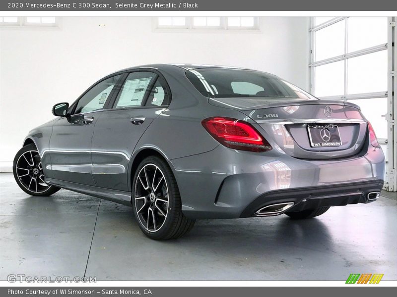 Selenite Grey Metallic / Black 2020 Mercedes-Benz C 300 Sedan