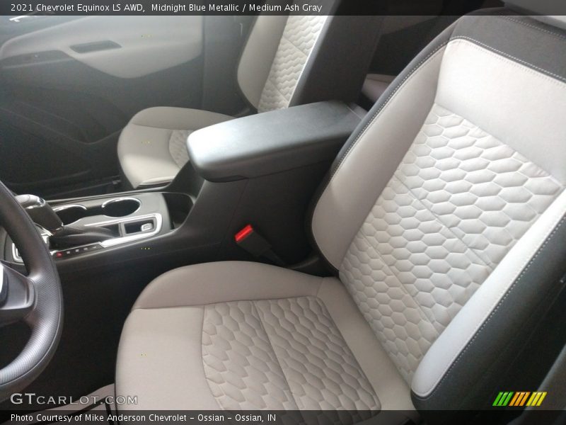 Midnight Blue Metallic / Medium Ash Gray 2021 Chevrolet Equinox LS AWD