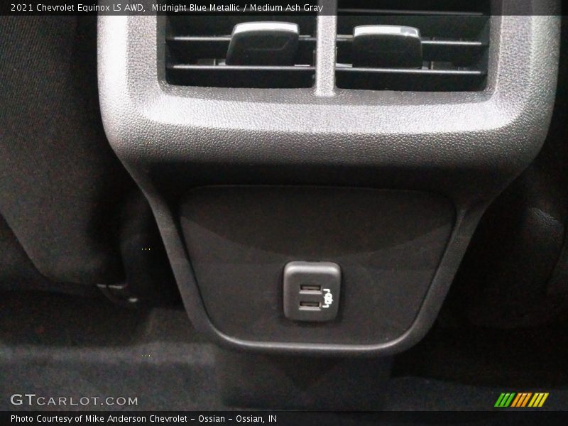 Midnight Blue Metallic / Medium Ash Gray 2021 Chevrolet Equinox LS AWD