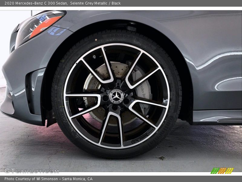 Selenite Grey Metallic / Black 2020 Mercedes-Benz C 300 Sedan
