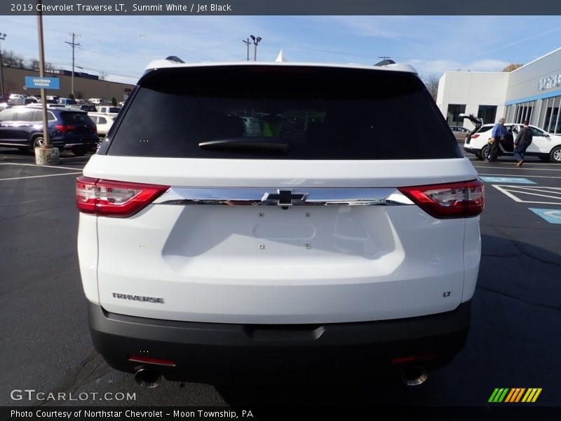 Summit White / Jet Black 2019 Chevrolet Traverse LT