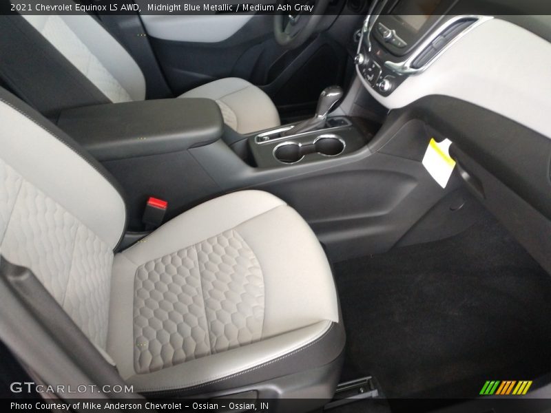 Midnight Blue Metallic / Medium Ash Gray 2021 Chevrolet Equinox LS AWD