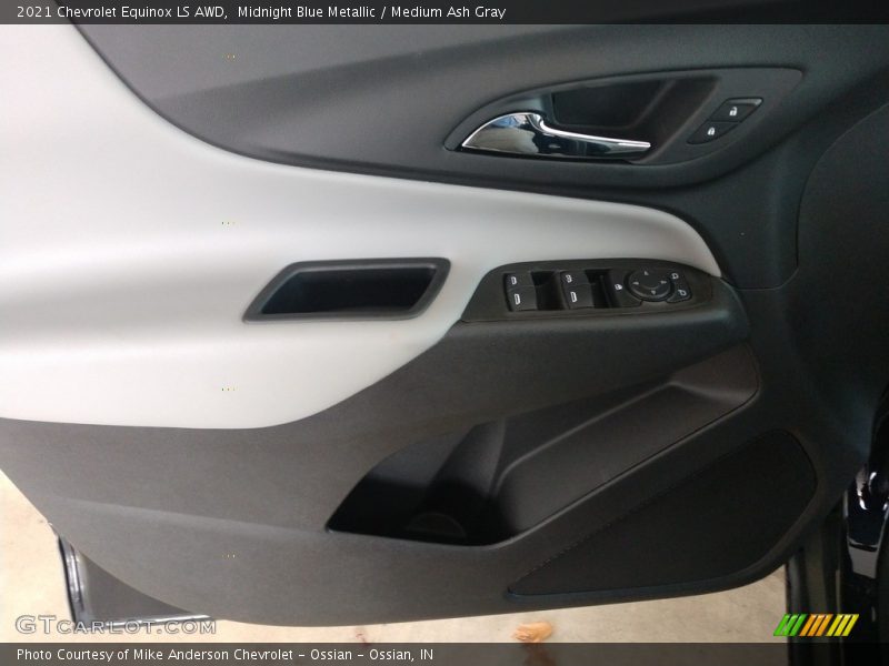 Midnight Blue Metallic / Medium Ash Gray 2021 Chevrolet Equinox LS AWD