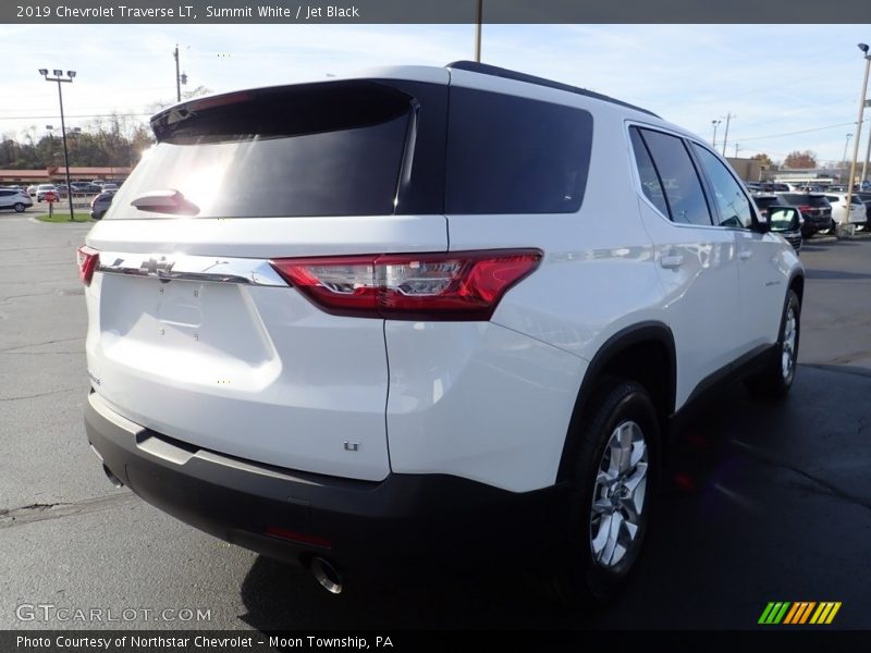 Summit White / Jet Black 2019 Chevrolet Traverse LT