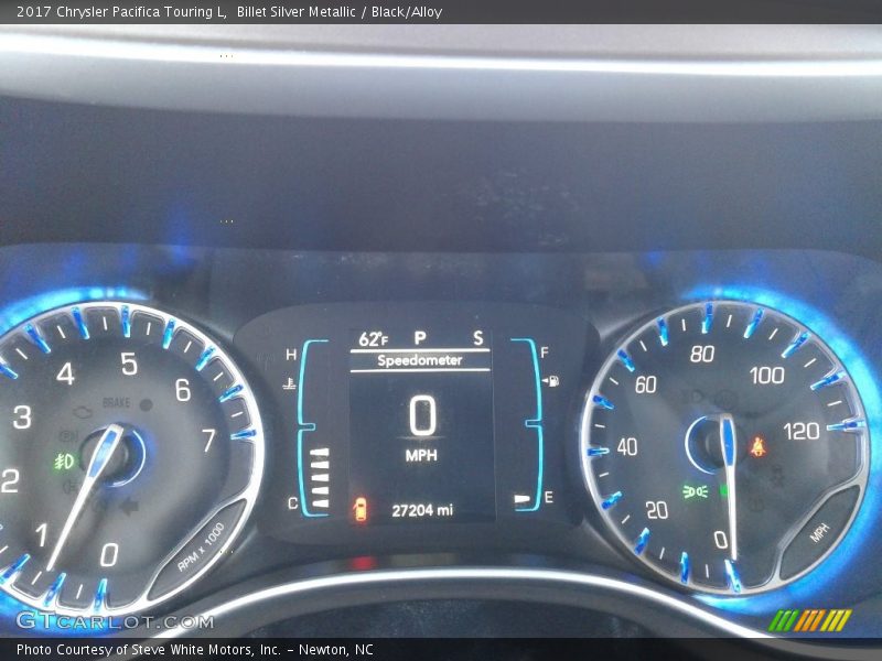 Billet Silver Metallic / Black/Alloy 2017 Chrysler Pacifica Touring L