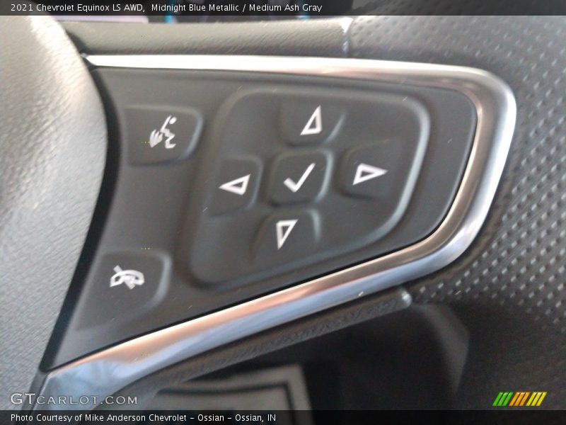 Midnight Blue Metallic / Medium Ash Gray 2021 Chevrolet Equinox LS AWD