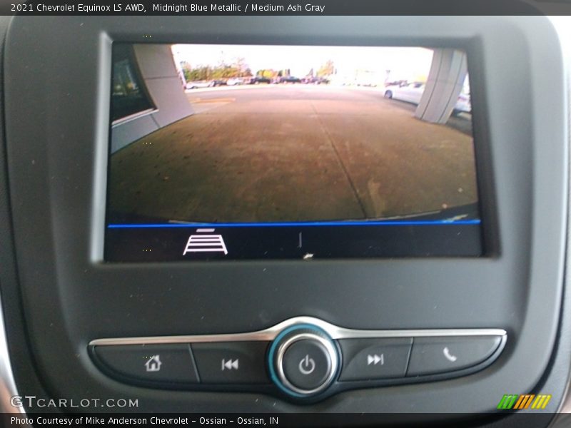 Midnight Blue Metallic / Medium Ash Gray 2021 Chevrolet Equinox LS AWD