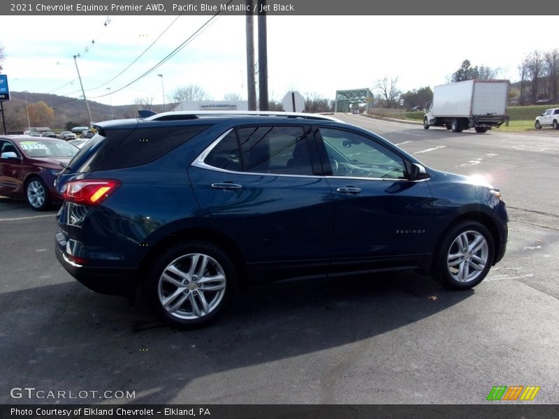 Pacific Blue Metallic / Jet Black 2021 Chevrolet Equinox Premier AWD