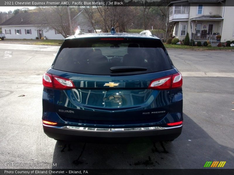 Pacific Blue Metallic / Jet Black 2021 Chevrolet Equinox Premier AWD