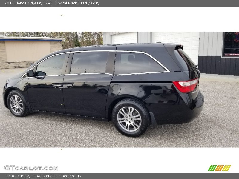 Crystal Black Pearl / Gray 2013 Honda Odyssey EX-L