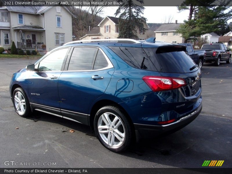 Pacific Blue Metallic / Jet Black 2021 Chevrolet Equinox Premier AWD