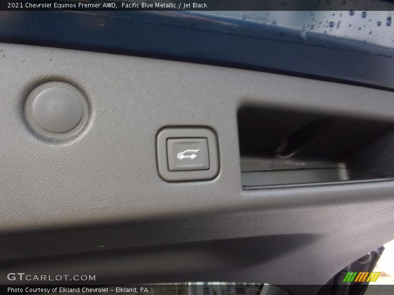 Pacific Blue Metallic / Jet Black 2021 Chevrolet Equinox Premier AWD