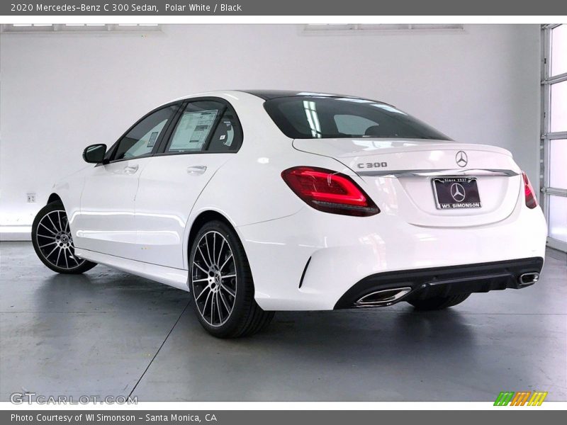 Polar White / Black 2020 Mercedes-Benz C 300 Sedan