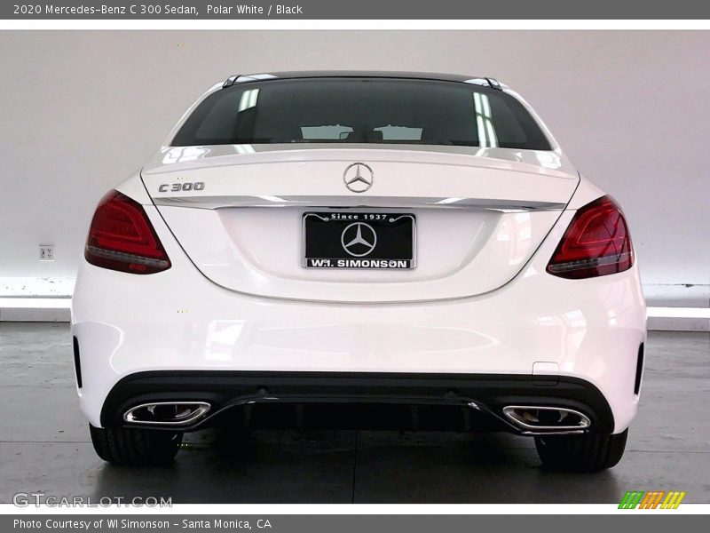 Polar White / Black 2020 Mercedes-Benz C 300 Sedan