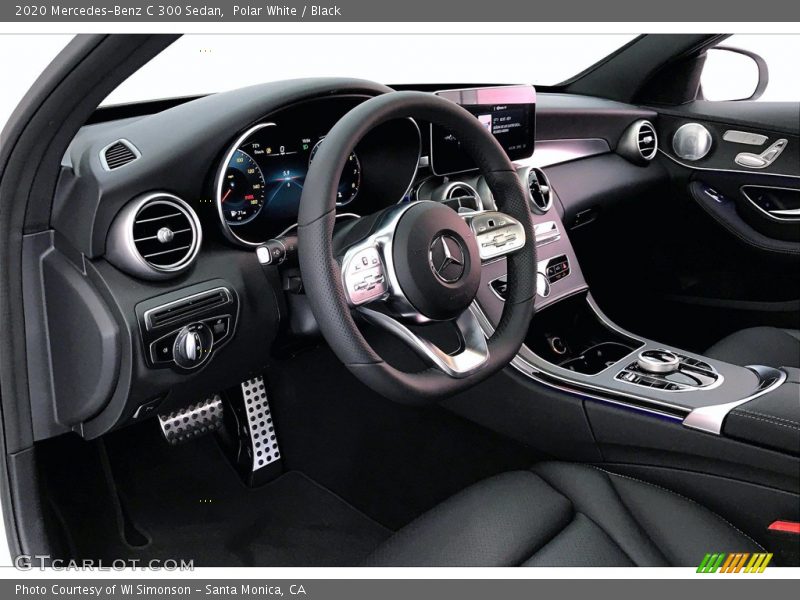 Polar White / Black 2020 Mercedes-Benz C 300 Sedan